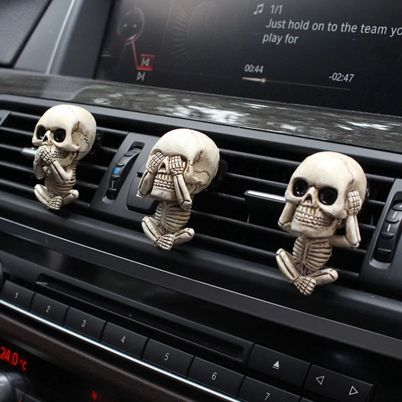 Ambientador de Coche en Forma de Calavera